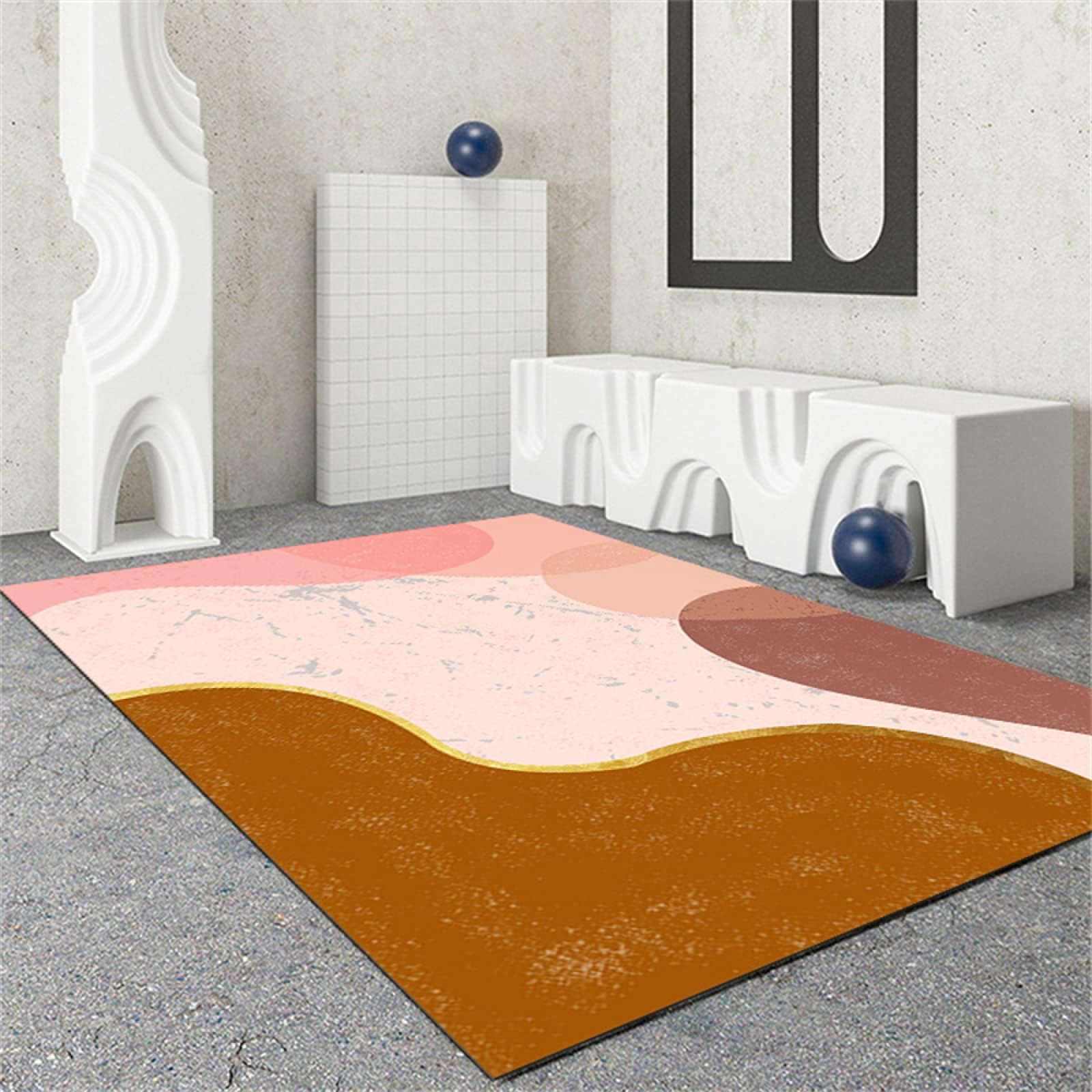 soundproof carpet Dining Room Pink Rectangular Low Pile Balcony Floor Mat Kids Carpets For In Bedroom underlay stuff teenage girls 180X280CM
