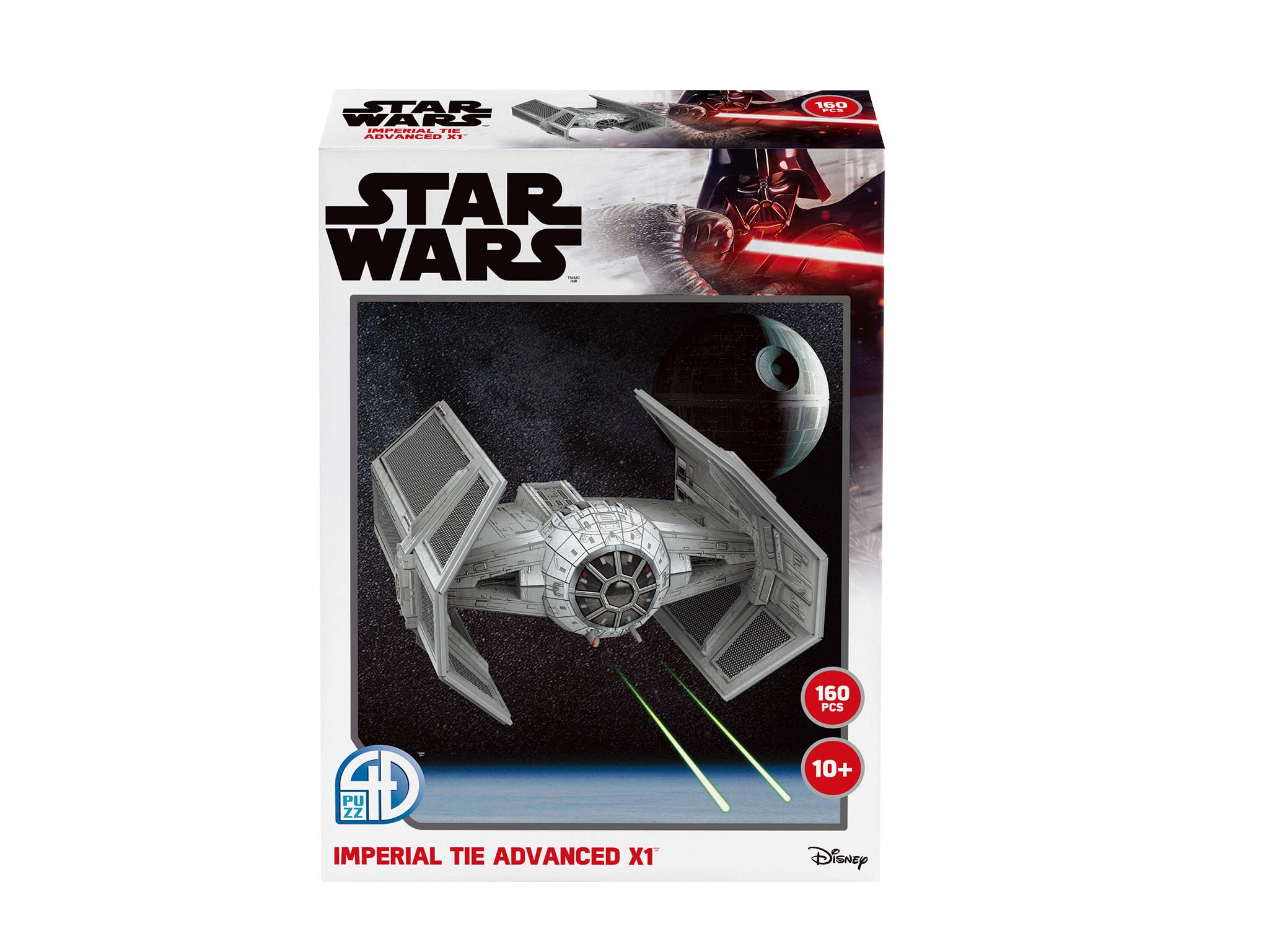 Revell Star Wars Kartonmodellbausatz I Detailgetreuer Modelbausatz des Imperial TIE Advanced X1 I für Jung und Alt I 160 Teile I für Star Wars Fans I Ideale Geschenkidee für jeden Anlass
