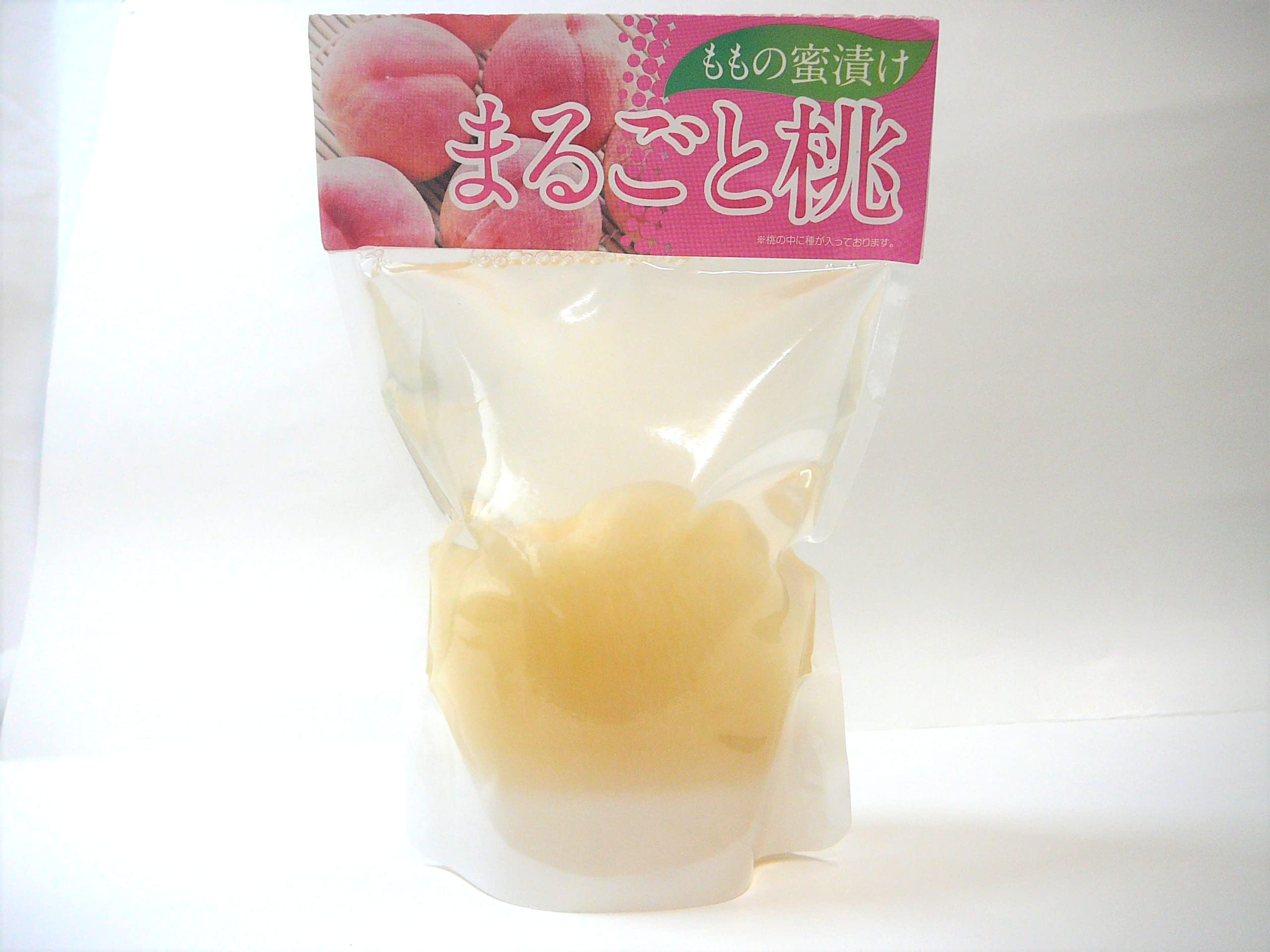 【 岡崎 】 まるごと桃 福島県産 ももの蜜漬け 福島産桃