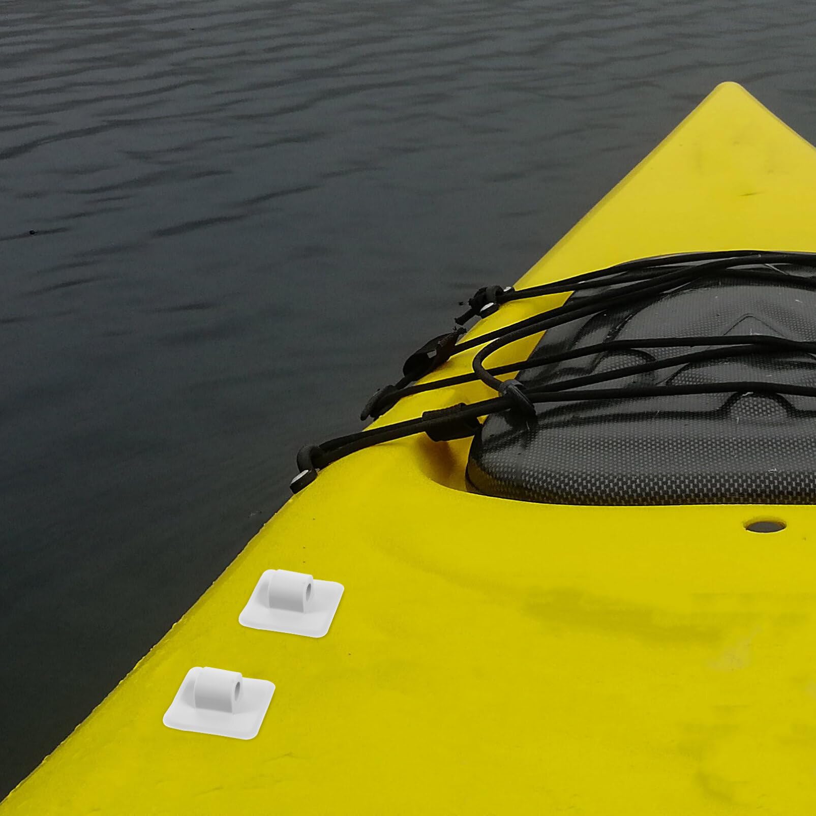 BESPORTBLE 2pcs Engine Motor Clip for Kayak Motor Bracket Support Stand Lightweight and Easy to Install for Fishing and Boating Secure Fixture for Stability