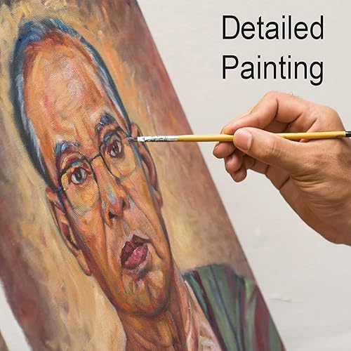 Miniatura 6 de PHOENIX - Lienzos estirados de algodón de grano fino para pintura, 4 unidades de 16 x 20 pulgadas, 11.2oz, perfil imprimado de 34de pulgada,