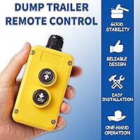 Vista 2 de ZCONIEY Interruptor de control remoto de remolque de descarga de 4 cables para bombas hidráulicas de doble efecto de 12 V DC Camión Remolque volquete