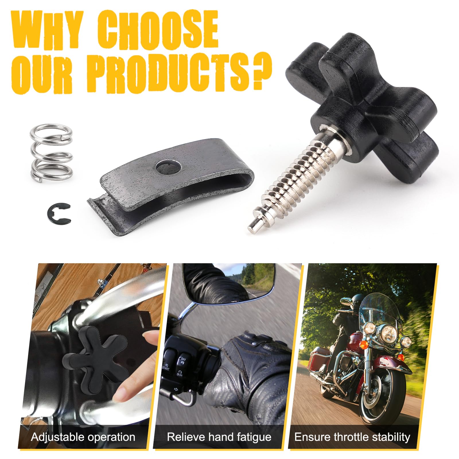 Amazon.com: YIBEICO Throttle Thumb Tension Screw Kit for