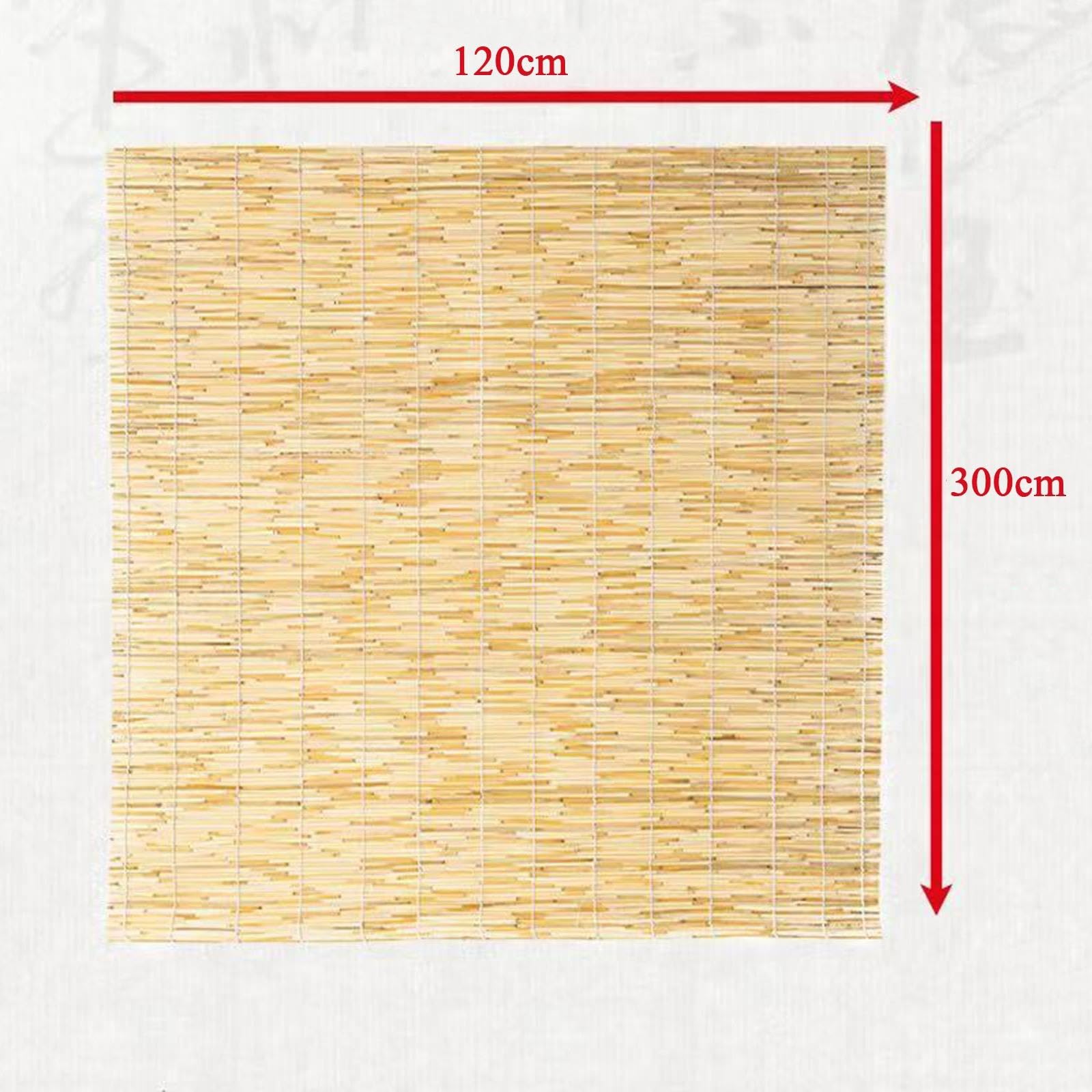 Recinzioni in canne naturali, Schermi for recinzioni avvolgibili | Fornisce ombra e traspirabilità; i fusti della canna sono robusti e di spessore uniforme(120*300cm(47.2*118.1inch))