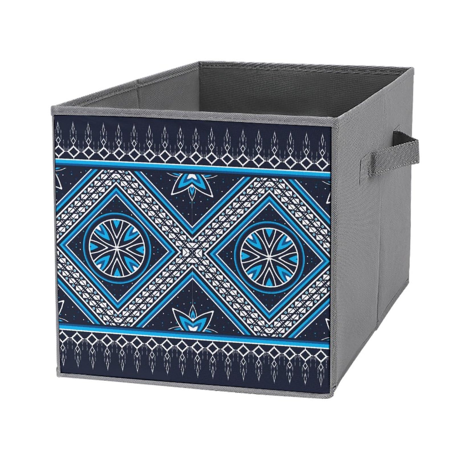 Amazon｜収納ボックス 収納ケース 大容量 幾何学模様 ヴィンテージ