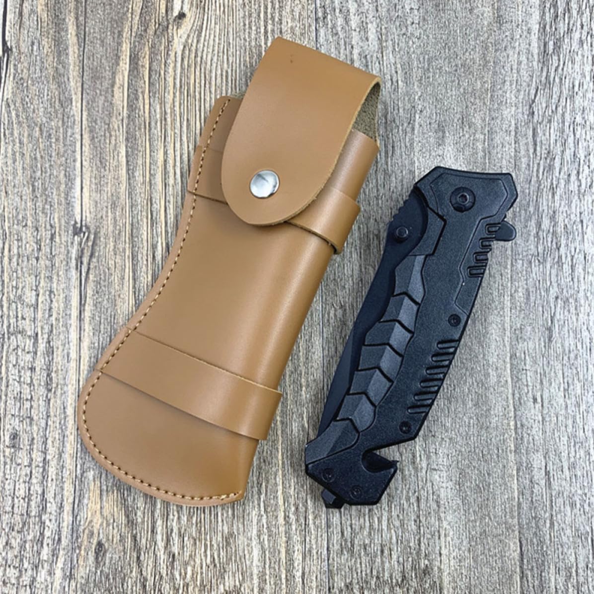 Leather Cutter Cover Portable Protective Sheath for Camping Outdoor Use image 4