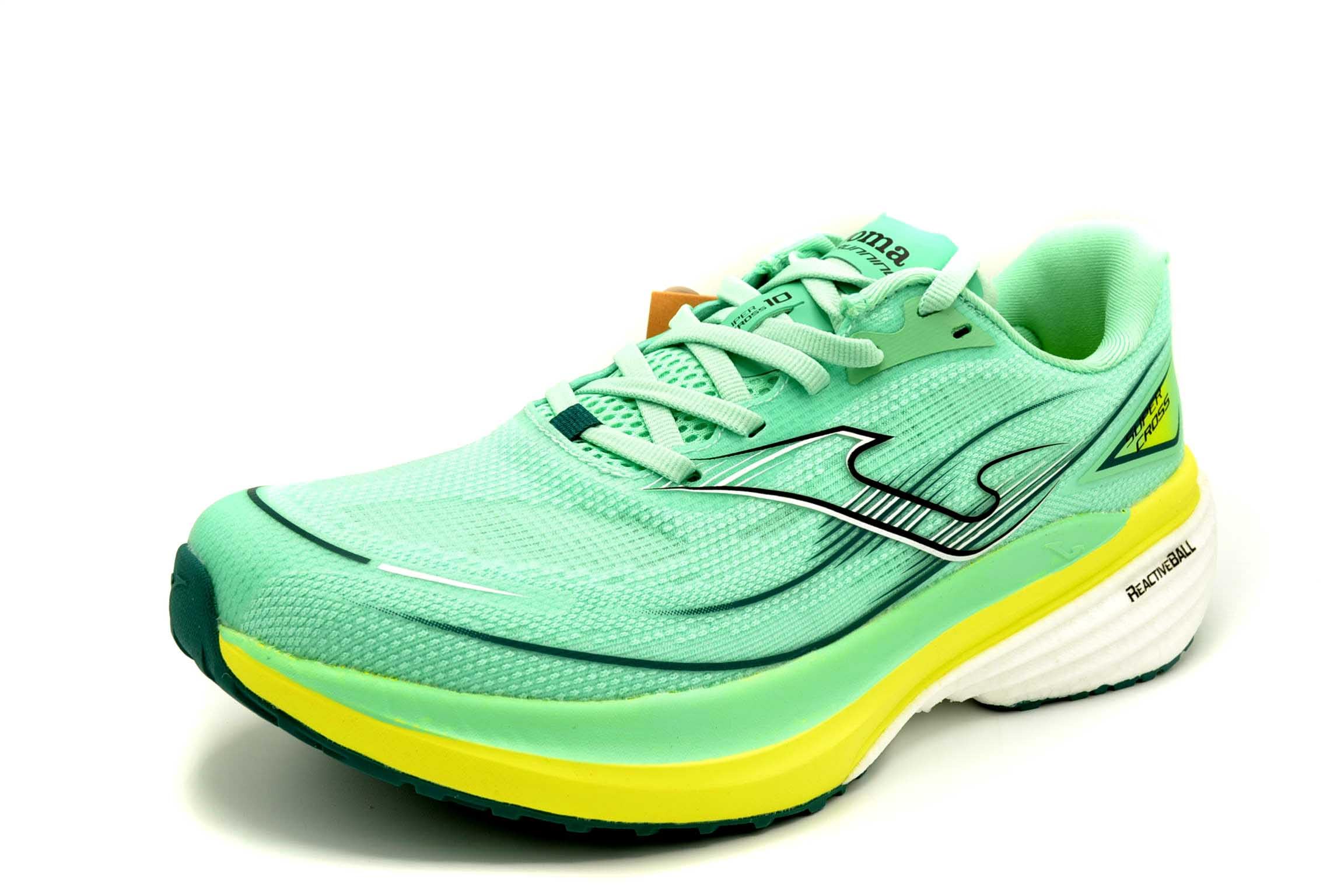 Joma Super Cross 10 Turquesa – Zapatillas Running Hombre para Asfalto | para Entrenamiento y competición a Ritmo Medio