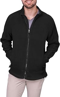 HRM Premium Fleece Jacket for Men Made of Micro Polar Fleece - Full-Zip Functional Jacket - High-Quality & Sustainable Workwear Clothing