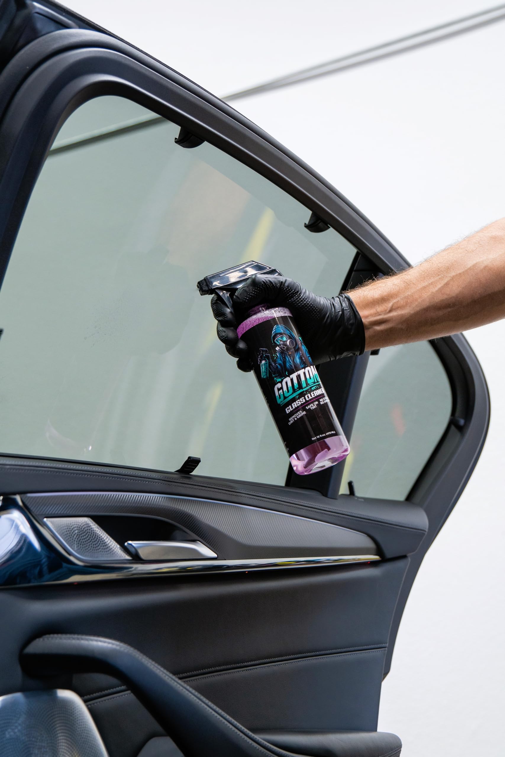 Gottom Glass Cleaner Spray – 16oz, Ammonia Free, Streak-Free Window & Glass Cleaner, Safe on Tint – Perfect for Mirrors, Windows, & Glass Surfaces – Effective Dirt & Grime Remover