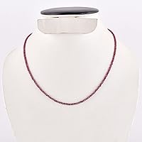 Vista 218 de Natural Moonstone Gemstones Choker Necklace, Faceted Rounds Beads, Silver Plated Jewelry, Healing Crystals, Birthday, Handamde, Minimalist, Women