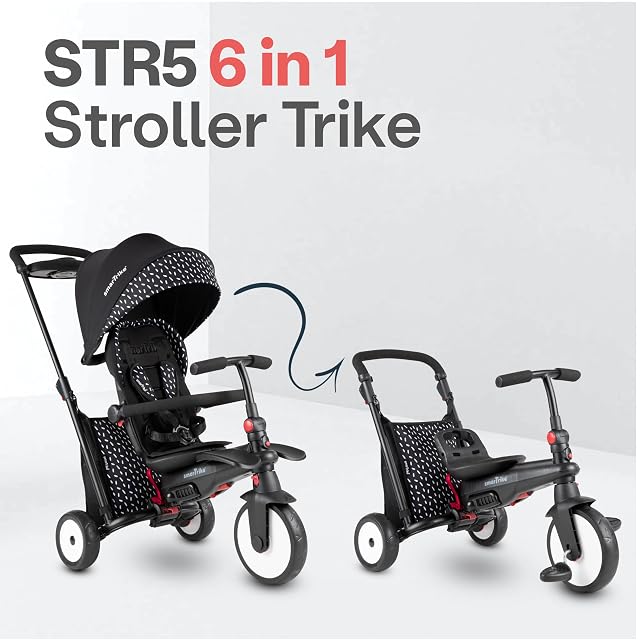 Foto 2 de 8 de SmarTrike STR5 - Triciclo Plegable para niños con certificación para Cochecito de 1,2,3 años, Triciclo…