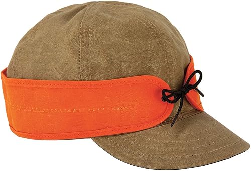 Stormy Kromer Tapa encerada aislada, ArenaNaranja Blaze