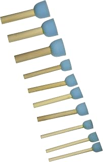Sponge Stippler Set, (3) 1/4", (4) 3/4", (3) 1, 1/4", 10/pkg