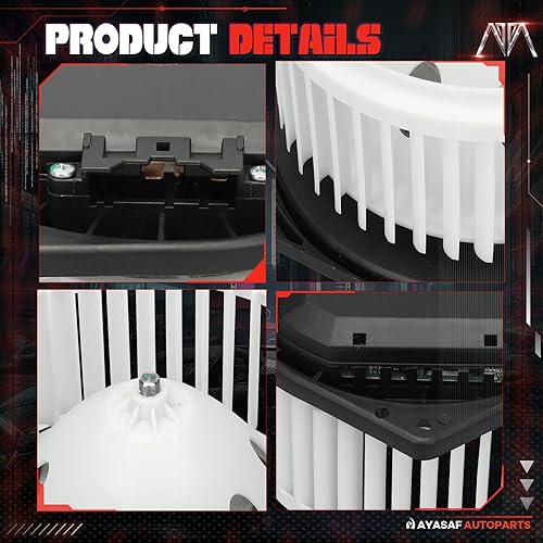 Miniatura 4 de MAYASAF 700193 Conjunto de motor de soplador HVAC para Nissan 350Z370ZAltimaPathfinderMuranoGT-R, para Infiniti EX FX G Q QX JX M Series