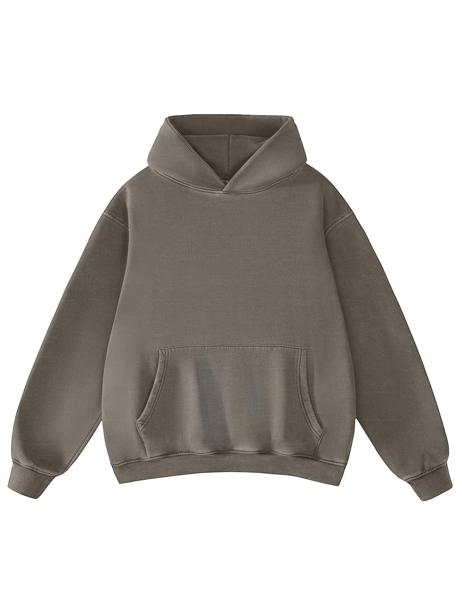 Mens Womens Oversized Acid Wash Hoodie Unisex Heavyweight Fleece Sweatshirt Vintage Cotton Hoodies 2026