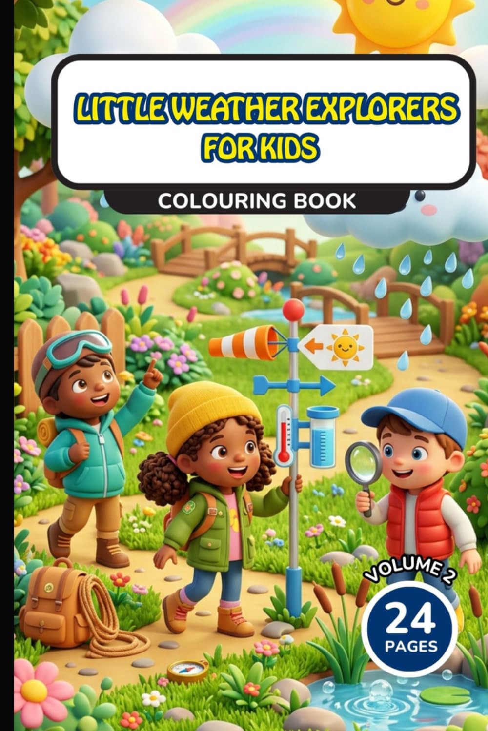 Little Weather Explorers for Kids: Colouring book Volume 2