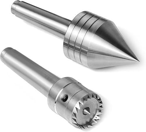 Miniatura 8 de LDC-SET4/MT2 4PCS Set de centro vivo y de transmisión de torno para torneado de madera MT2 con cono cónico