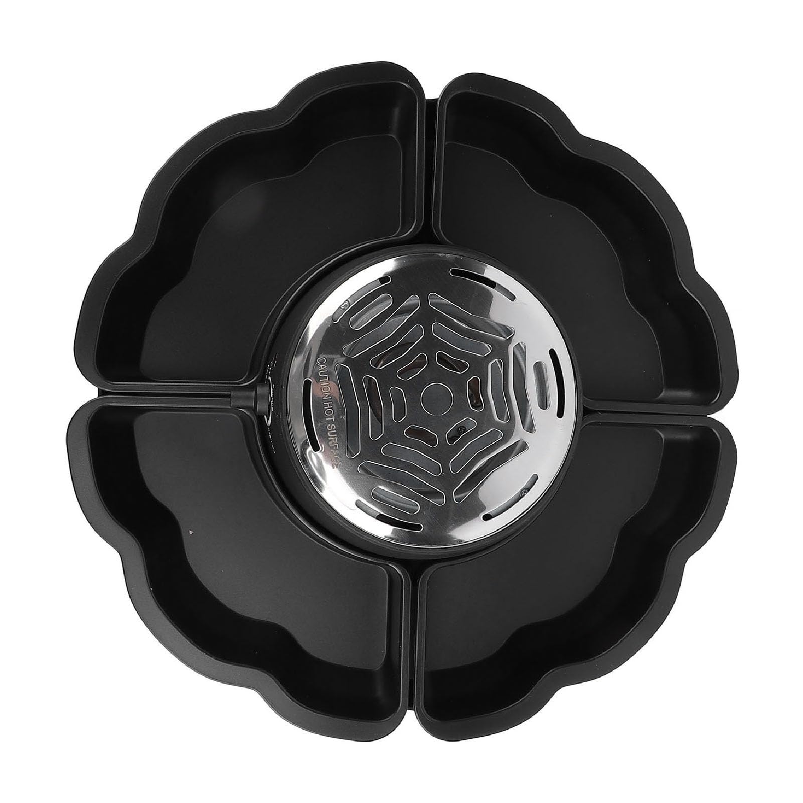 Kit Eléctrico de Fondue de Chocolate y Tostador de S'mores para Mesa, con Bandejas Desmontables, Ideal para Noches de Cine, Citas y Juegos en Interiores (Compatible con Marcas