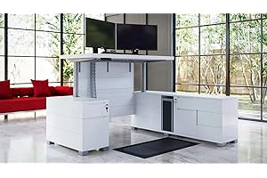 ZURI Furniture Ford Executive Modern Adjustable Height Standing Desk