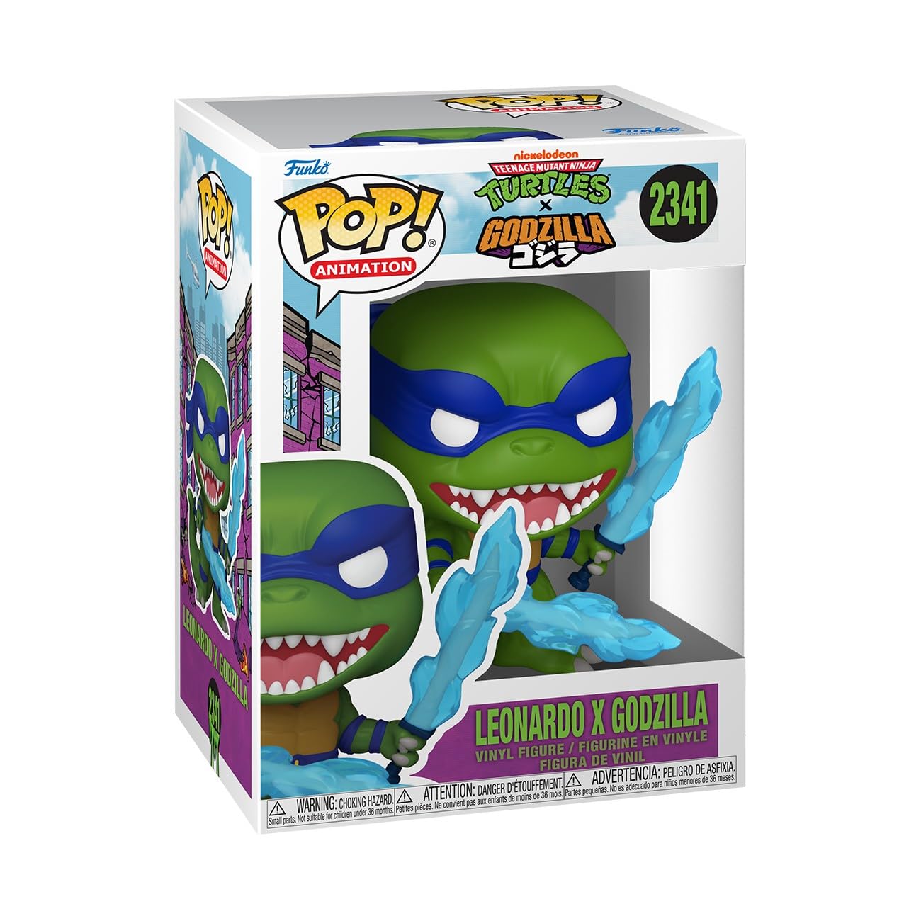 Amazon.com: Funko Pop! Animation: Godzilla X Turtles - Leonardo x