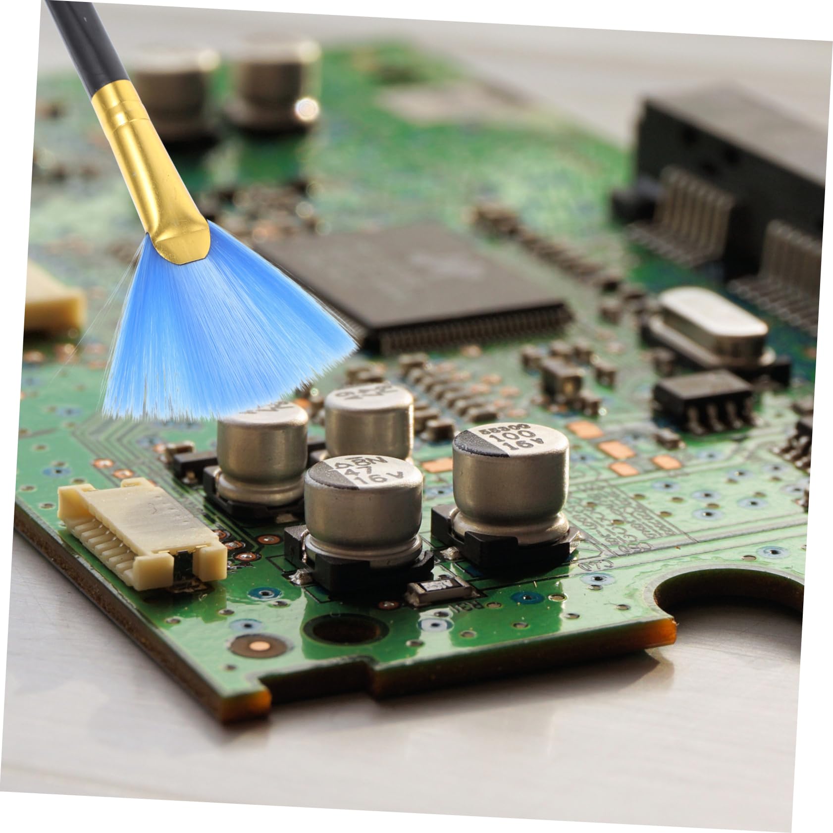 HOMSFOU Deep into Cracks Easy to Clean Narrow Spaces 10pcs Soft Cleaning Brush for Electronics and Devices Random Color