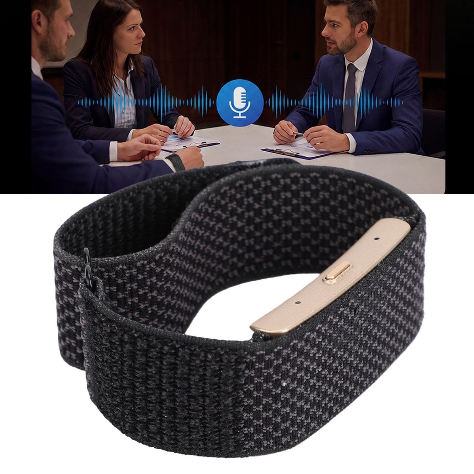 Generic Conversion Intelligente de Notes de Réunion D'IA de Bracelet de Bluetooth pour Les Utilisateurs Professionnels Conception élégante de 22g