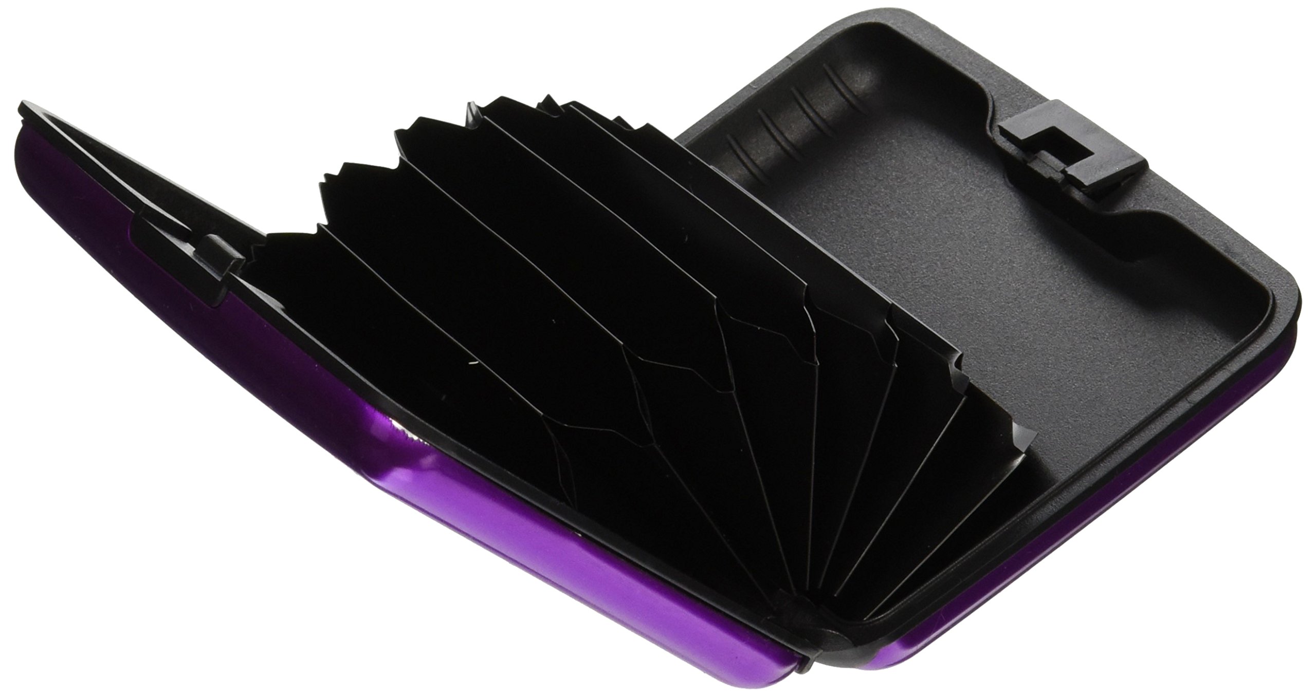 E-ONSALE Latest Aluminum RFID Blocking Credit Card Holder for Men & Women - (Purple)