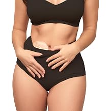 SIIL Ostomy Panties Classic Black | Colostomy Bag Covers Underwear for Women | High Waist Stoma Underwear with Pocket
