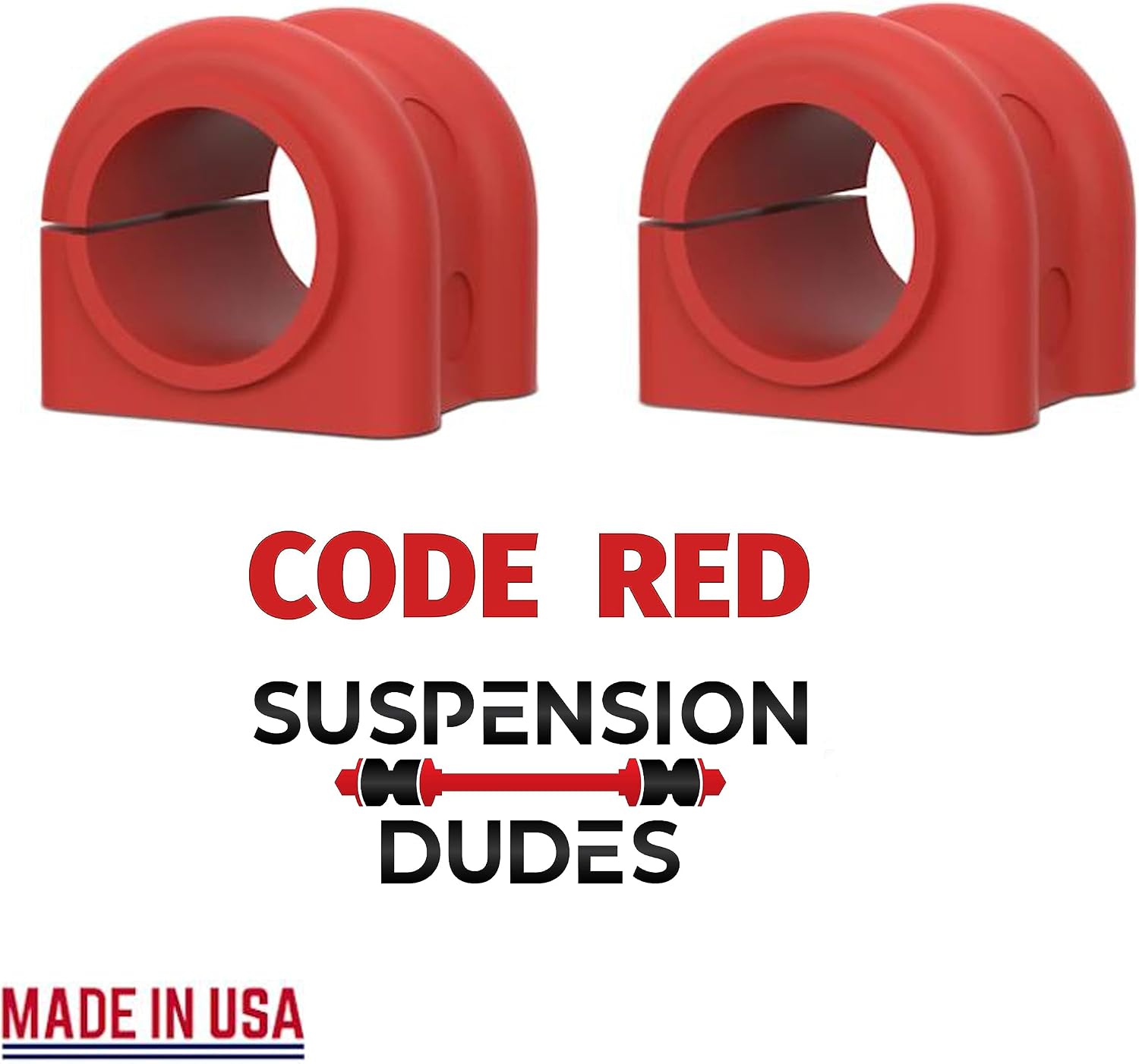 Suspension Dudes PAIR Front Sway Bar Stabilizer Bushing Kit FITS Jeep Grand Cherokee 2016-2022, Designed and Manufactured In USA