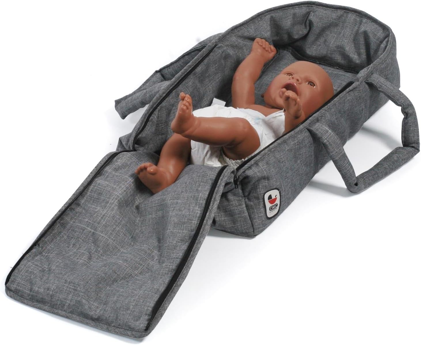 Soft carrycot with a doll inside