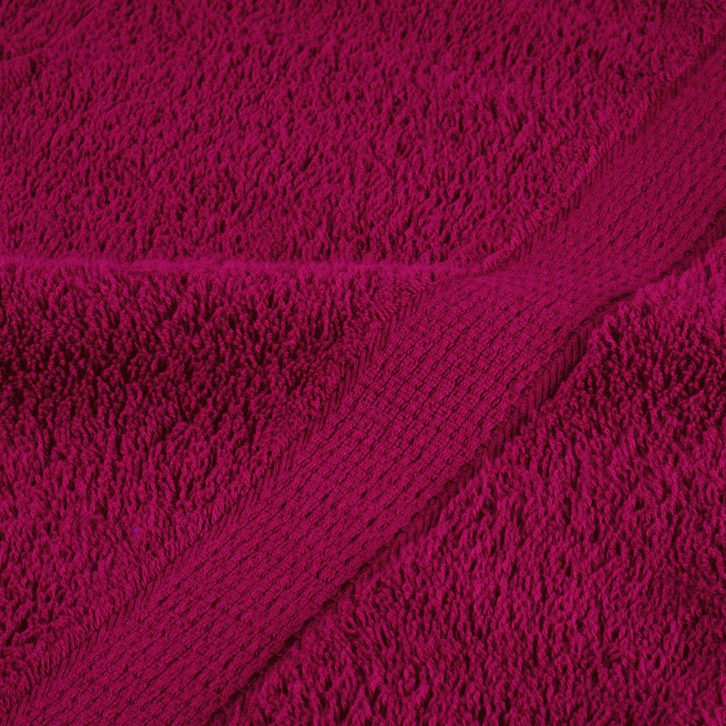 vidaXL Asciugamani Premium 2 pz Bordeaux 50x100 cm 600gsm 100% Cotone, Telo da Bagno, Set di Asciugamani da Bagno, Asciugamano per albergo
