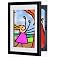 Dynamic Frames Li’l Davinci Art Cabinet, Stores up to 50 Pieces of 8.5 x 11 inch Art, Outer Wooden Frame Dimensions 11.75 x 1