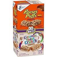 Vista 1 de Reese's Puffs & Cinnamon Toast Crunch Cereal Bar Treats (30 unidades)