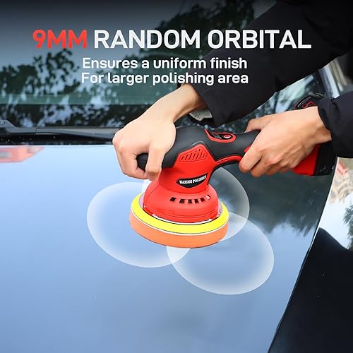 Miniatura 5 de Pulidor inalámbrico de coche para batería Milwaukee m18, pulidor eléctrico para detallespulidoencerado de automóvil (batería no incluida)