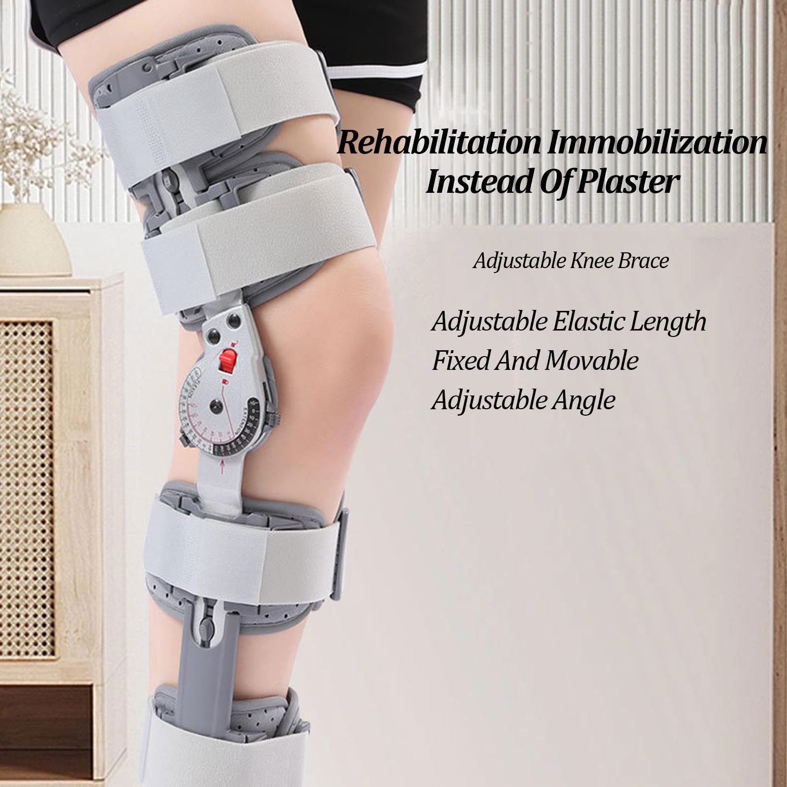 Rodillera Ajustable Unisex, Lesiones Menisco Lesiones Ligamento, Ortesis Rodilla Soporte Rótula, Rodillera Dolor Soporte Artritis