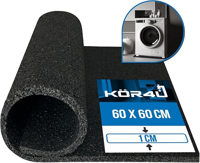 kör4u K12067 mata antywibracyjna do pralki, czarna