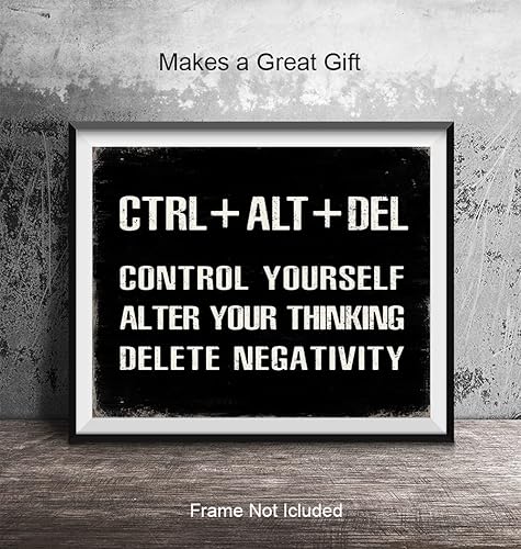 Vista 4 de Inspirational Motivational Wall Art & Decor - Entrepreneur Positive Quotes Poster Prints 8x10 - Home Office - Classroom Decor - Success Sayings