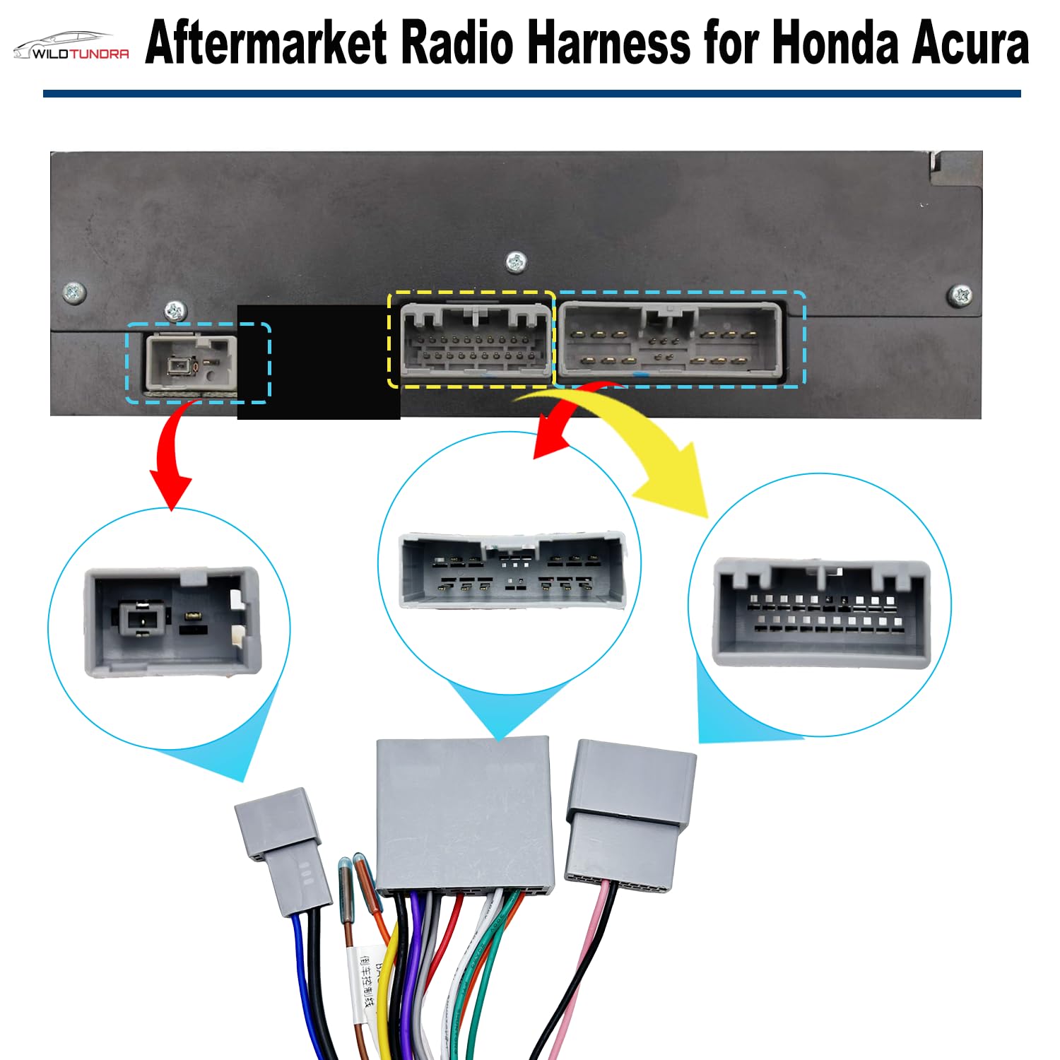 Ficha Adaptador Estereo Honda Civic Y Crv Harnes | Mebuscar Argentina