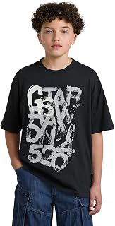 G-Star Jungen Boys Oversized T-Shirt T-Shirt (1er Pack)