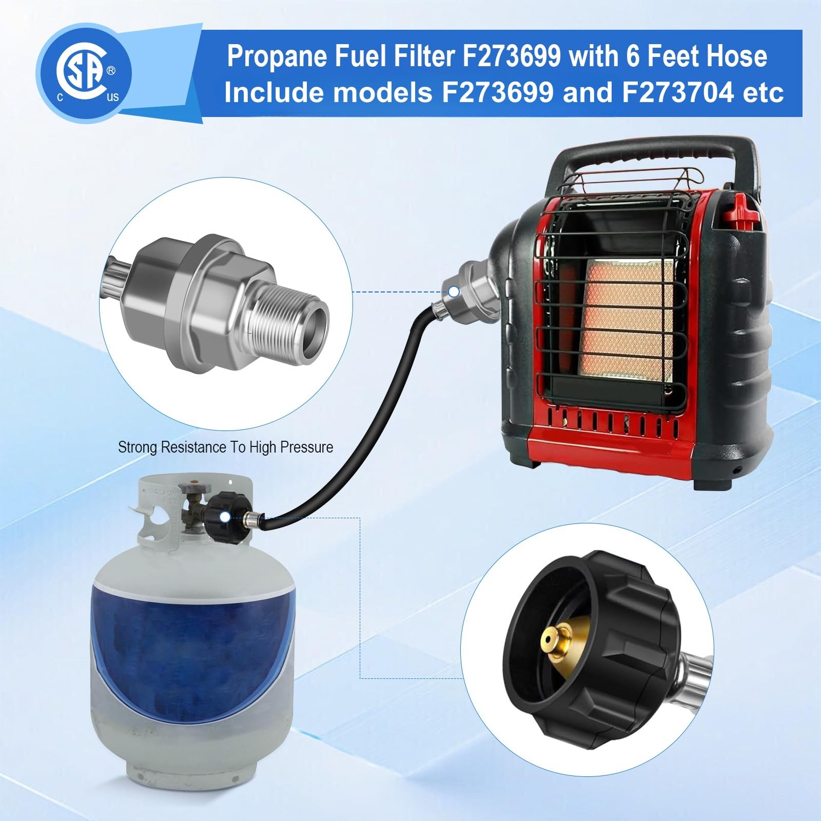 Adapter Hose Little Buddy Propane Adapter Heater Big Buddy Buddy