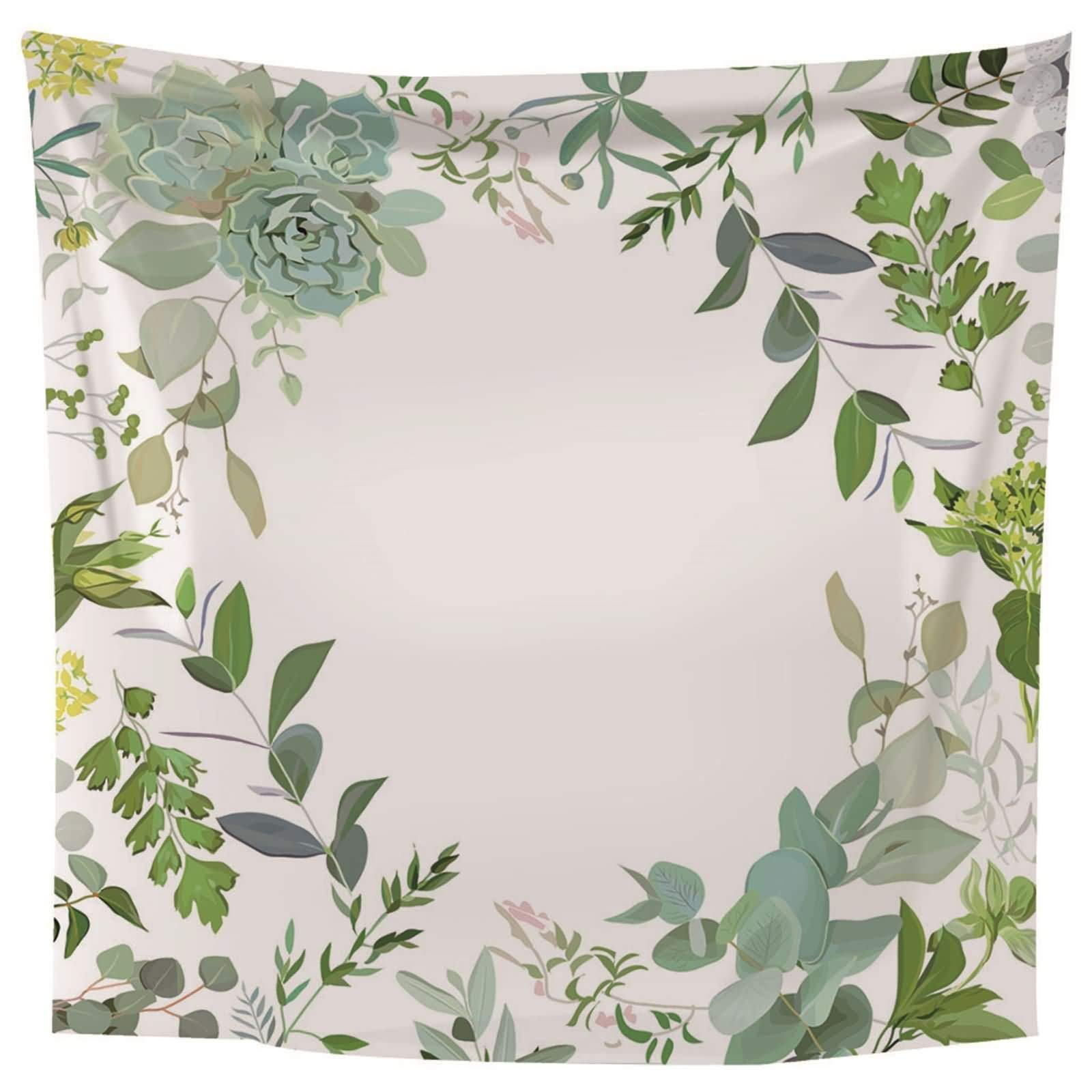Tapisserie murale fleur imprimée pour créer un cocon de nature dans votre chambre