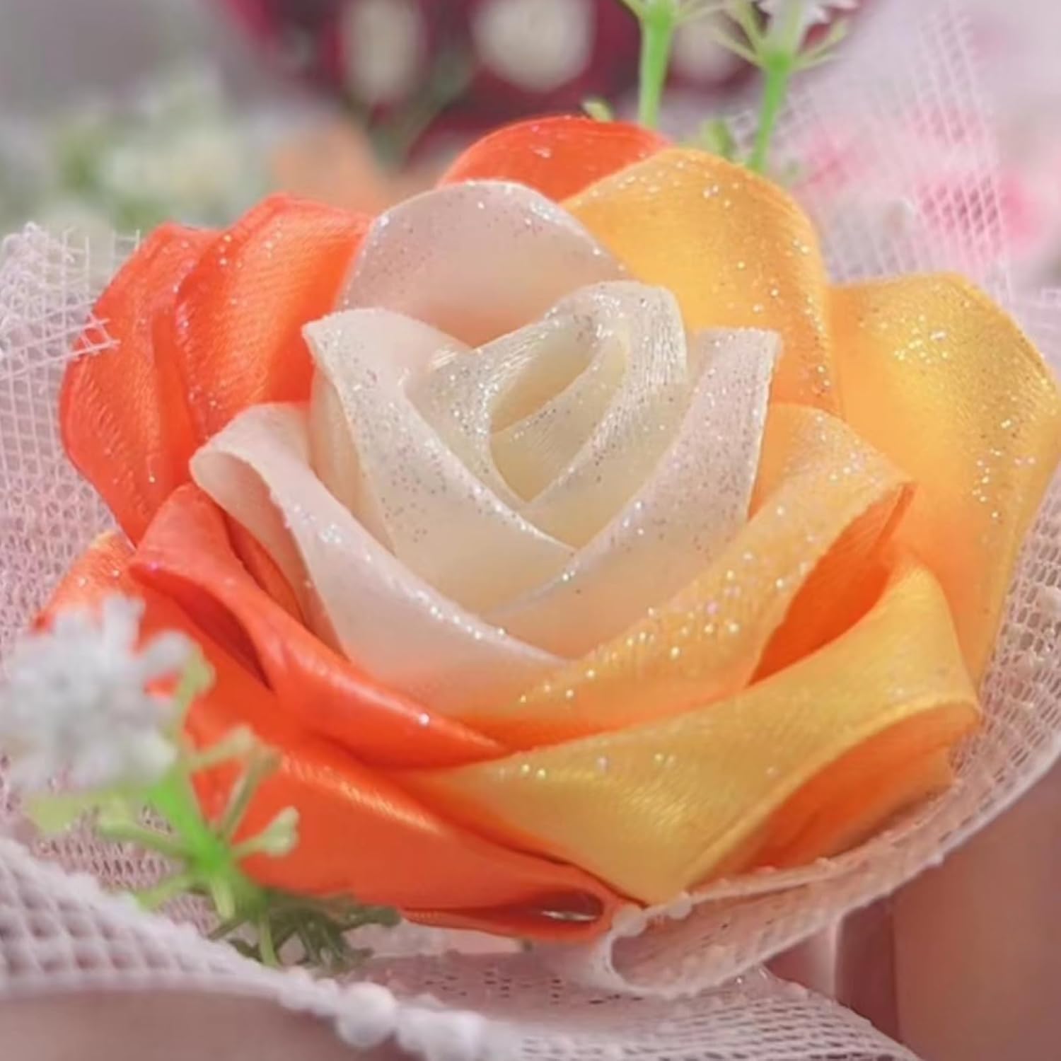 Flower Forever Heart Shape Box - Preserved Roses Gift for Her, Preserved Flowers, (Pearl Pink, 9 Roses)