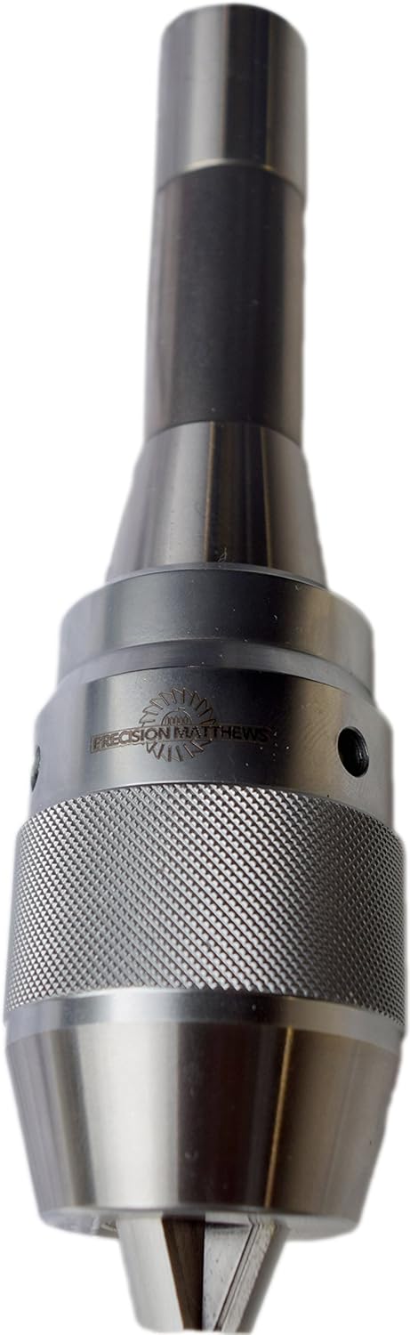 R8 Shank Ultra High Precision Keyless Drill Chuck, 5/8 Capacity, .00078 Runout