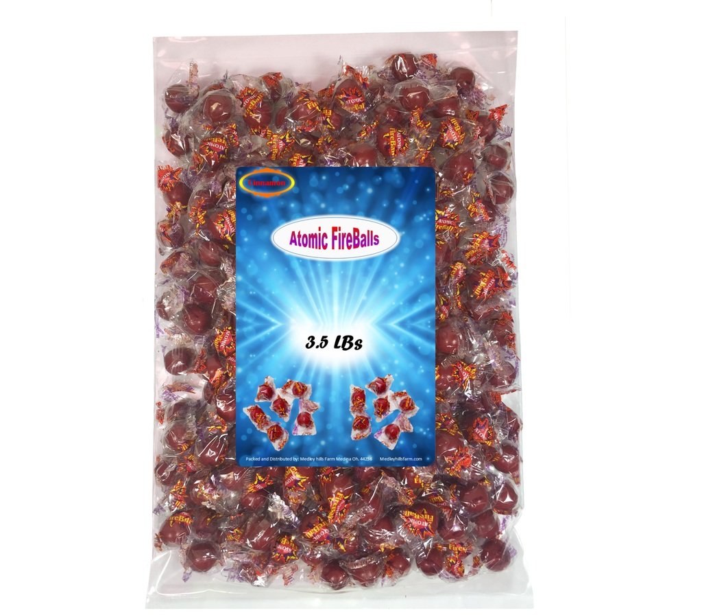 Atomic FireBalls 3.5 Lbs 210 Pieces Individually Wrapped