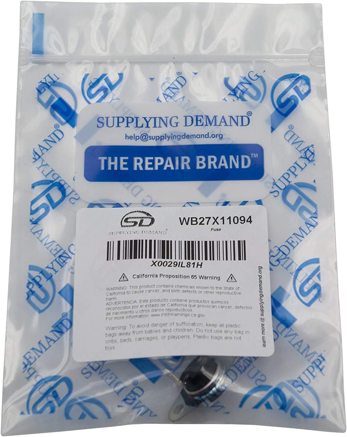 Supplying Demand WB27X11094 1556167 Microwave Fuse TCO Cavity Replacement Model Specific Not Universal