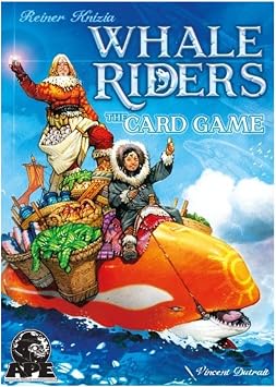 APE Games Reiner Knizias Whale Riders- Card Game | 2-5 Players | Ages 8+ | 20-30 Minutes Hand Managment | Fantasy | Tabletop | Family | Spin Off of Board Game | Published 2021 | Reprint