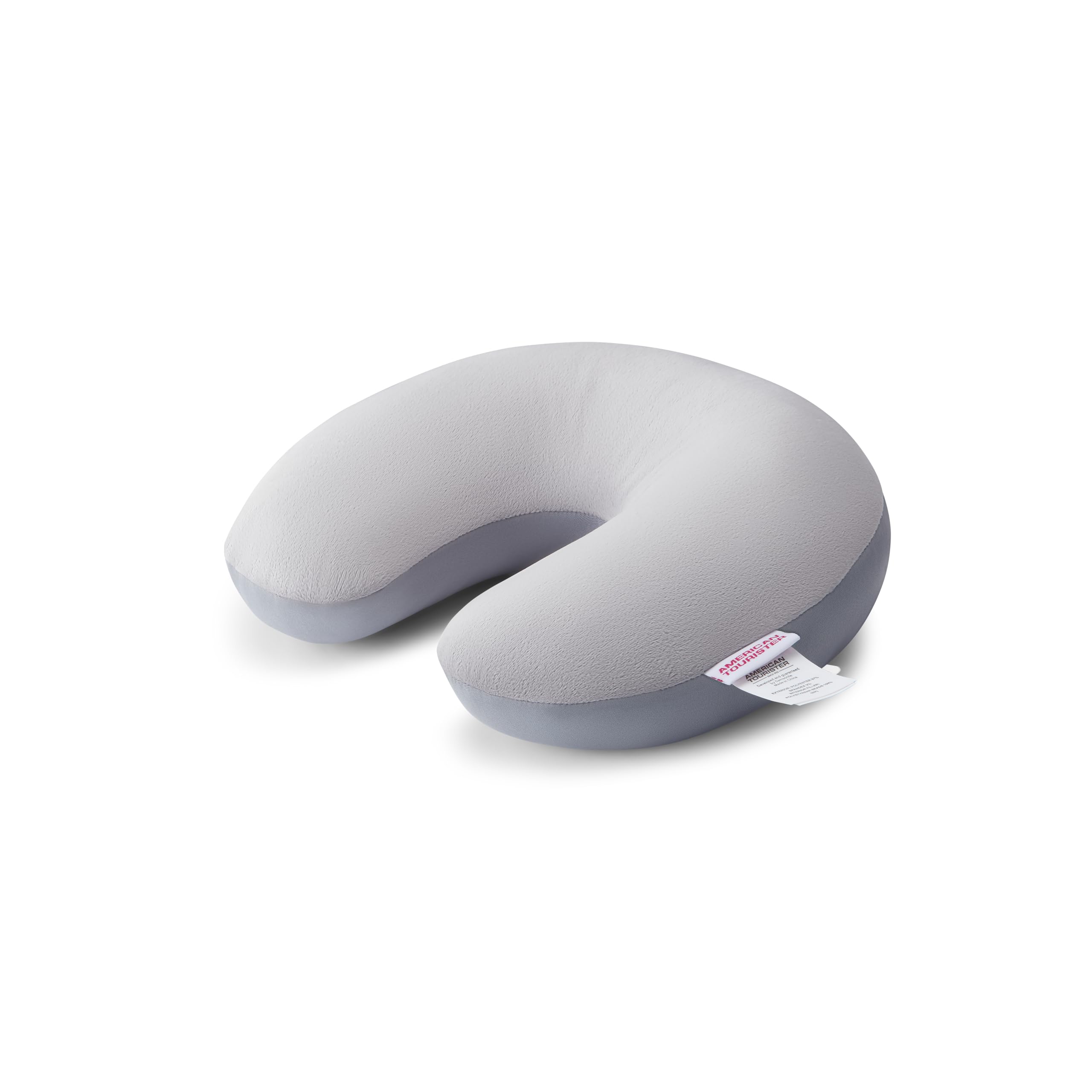 American Tourister Smart Travel Pillow, Experience Ultimate Comfort on The go with Our Portable Travel Pillow for Men & Women - Grey