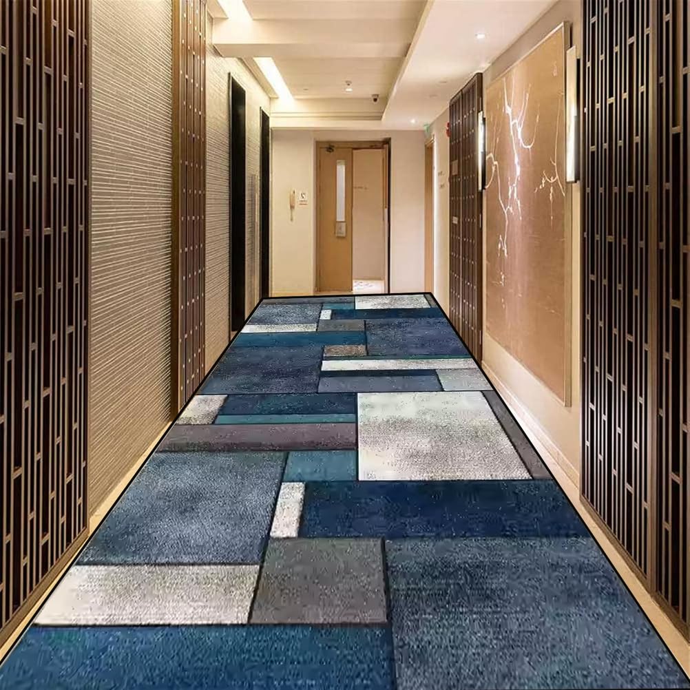 Alfombra de pasillo para cocina y salas de estar con diseño étnico