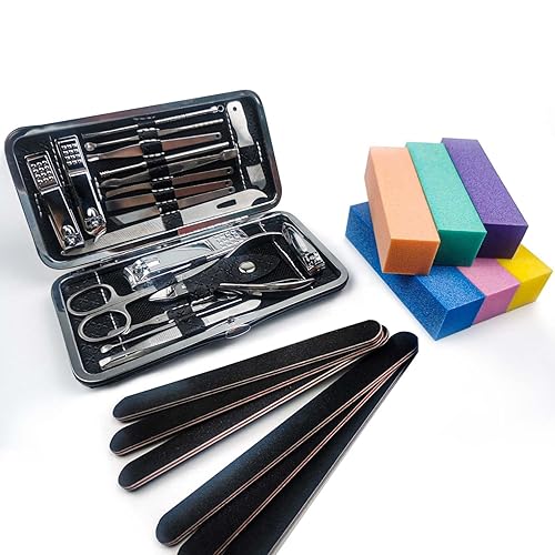 ELANE Juego de cortaúñas 31 en 1, kit profesional de manicura y pedicura para mujeres, juego de cortaúñas y uñas de los pies