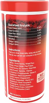 Omega One Freshwater Flakes, 2.2 oz